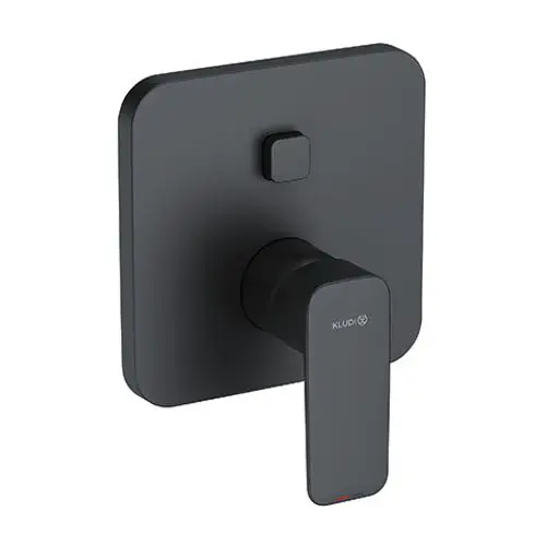 KLUDI PU & STYLE UP-Wafü-/Br.-EHM Push & Switch Set m. Funktionseinheit eigensicher, mattschwarz, 406633975, Artikel in Kategorie